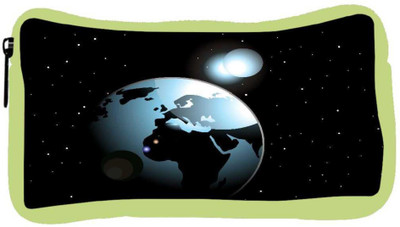 

Snoogg Eco Friendly Canvas Background With Space In Earth Student Pen Pencil Case Coin Purse Pouch Cosmetic Makeup Bag (GREEN) Pouch(Multicolor)