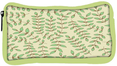 

Snoogg Eco Friendly Canvas Green Leaves Designer Student Pen Pencil Case Coin Purse Pouch Cosmetic Makeup Bag (GREEN) Pouch(Multicolor)