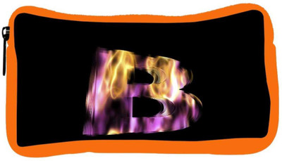 

Snoogg Eco Friendly Canvas Flaming 3D Letter Student Pen Pencil Case Coin Purse Pouch Cosmetic Makeup Bag (ORANGE) Pouch(Multicolor)
