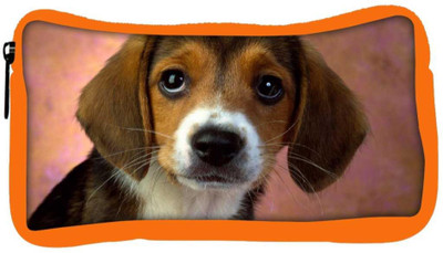 

Snoogg Eco Friendly Canvas Cute Puppy Designer Student Pen Pencil Case Coin Purse Pouch Cosmetic Makeup Bag (ORANGE) Pouch(Multicolor)