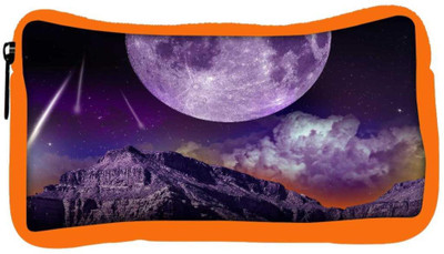 

Snoogg Eco Friendly Canvas Fantasy Night Student Pen Pencil Case Coin Purse Pouch Cosmetic Makeup Bag (ORANGE) Pouch(Multicolor)