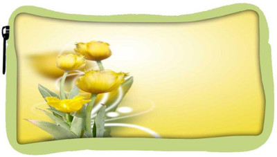 

Snoogg Eco Friendly Canvas Beautiful Yellow Tulips Background Student Pen Pencil Case Coin Purse Pouch Cosmetic Makeup Bag (GREEN) Pouch(Multicolor)