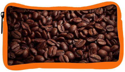 

Snoogg Eco Friendly Canvas Freshly Roasted Coffee Beans Designer Student Pen Pencil Case Coin Purse Pouch Cosmetic Makeup Bag (ORANGE) Pouch(Multicolor)