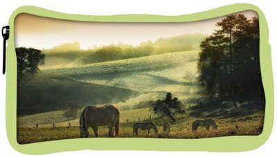 

Snoogg Eco Friendly Canvas Loving Horse Designer Student Pen Pencil Case Coin Purse Pouch Cosmetic Makeup Bag (GREEN) Pouch(Multicolor)