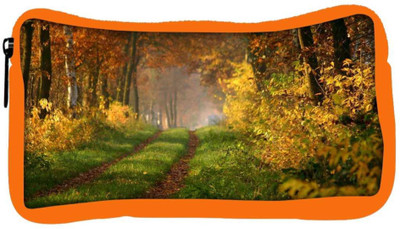 

Snoogg Eco Friendly Canvas Small Way In Forest Designer Student Pen Pencil Case Coin Purse Pouch Cosmetic Makeup Bag (ORANGE) Pouch(Multicolor)