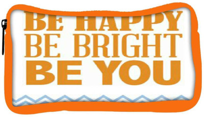 

Snoogg Eco Friendly Canvas Be Happy 2761 Student Pen Pencil Case Coin Purse Pouch Cosmetic Makeup Bag (ORANGE) Pouch(Multicolor)