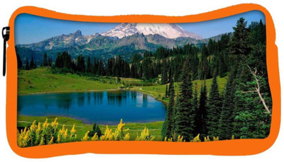 

Snoogg Eco Friendly Canvas Small Pond In Garden Designer Student Pen Pencil Case Coin Purse Pouch Cosmetic Makeup Bag (ORANGE) Pouch(Multicolor)
