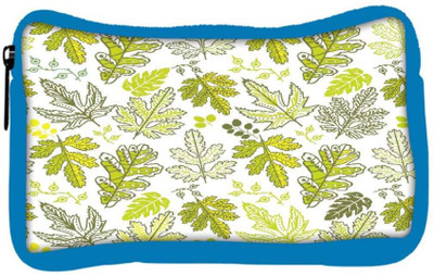 

Snoogg Eco Friendly Canvas Yellow Leaves Cream Pattern Designer Student Pen Pencil Case Coin Purse Pouch Cosmetic Makeup Bag (BLUE) Pouch(Multicolor)