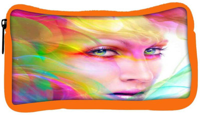 

Snoogg Eco Friendly Canvas Colorful Hair Woman 2769 Student Pen Pencil Case Coin Purse Pouch Cosmetic Makeup Bag (ORANGE) Pouch(Multicolor)