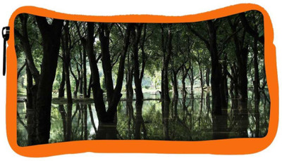 

Snoogg Eco Friendly Canvas Forest River Designer Student Pen Pencil Case Coin Purse Pouch Cosmetic Makeup Bag (ORANGE) Pouch(Multicolor)
