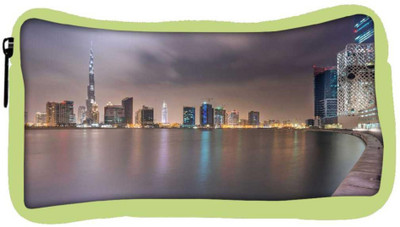 

Snoogg Eco Friendly Canvas City Of Life Designer Student Pen Pencil Case Coin Purse Pouch Cosmetic Makeup Bag (GREEN) Pouch(Multicolor)
