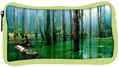 

Snoogg Eco Friendly Canvas Green Water Designer Student Pen Pencil Case Coin Purse Pouch Cosmetic Makeup Bag (GREEN) Pouch(Multicolor)