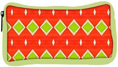 

Snoogg Eco Friendly Canvas Green Diamond Designer Student Pen Pencil Case Coin Purse Pouch Cosmetic Makeup Bag (GREEN) Pouch(Multicolor)