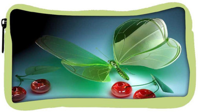 

Snoogg Eco Friendly Canvas Green Cyrstal Fly Designer Student Pen Pencil Case Coin Purse Pouch Cosmetic Makeup Bag (GREEN) Pouch(Multicolor)