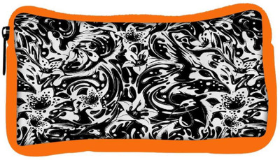 

Snoogg Eco Friendly Canvas Splash Flower Leaves Student Pen Pencil Case Coin Purse Pouch Cosmetic Makeup Bag (ORANGE) Pouch(Multicolor)