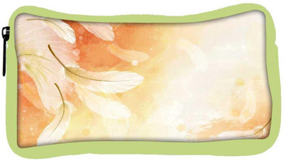 

Snoogg Eco Friendly Canvas White Feathers Designer Student Pen Pencil Case Coin Purse Pouch Cosmetic Makeup Bag (GREEN) Pouch(Multicolor)