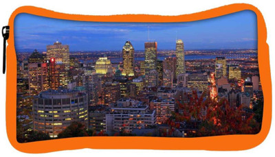 

Snoogg Eco Friendly Canvas Colorful City At Night Designer Student Pen Pencil Case Coin Purse Pouch Cosmetic Makeup Bag (ORANGE) Pouch(Multicolor)
