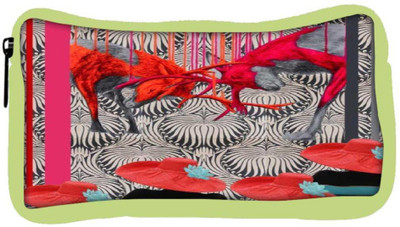 

Snoogg Eco Friendly Canvas Deer Fight Student Pen Pencil Case Coin Purse Pouch Cosmetic Makeup Bag (GREEN) Pouch(Multicolor)