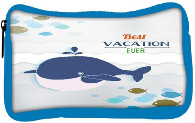 

Snoogg Eco Friendly Canvas Summer Vector Illustration With Doodle Fishes Water Sea Whale Student Pen Pencil Case Coin Purse Pouch Cosmetic Makeup Bag (BLUE) Pouch(Multicolor)