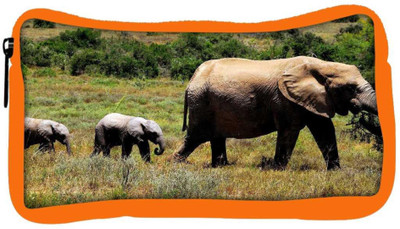 

Snoogg Eco Friendly Canvas Elephant Walking In Water Designer Student Pen Pencil Case Coin Purse Pouch Cosmetic Makeup Bag (ORANGE) Pouch(Multicolor)
