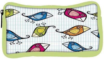 

Snoogg Eco Friendly Canvas Vector Seamless Pattern With Cartoon Birds Student Pen Pencil Case Coin Purse Pouch Cosmetic Makeup Bag (GREEN) Pouch(Multicolor)