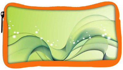 

Snoogg Eco Friendly Canvas Abstract Green Pattern Designer Student Pen Pencil Case Coin Purse Pouch Cosmetic Makeup Bag (ORANGE) Pouch(Multicolor)