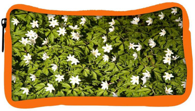 

Snoogg Eco Friendly Canvas Anemones Student Pen Pencil Case Coin Purse Pouch Cosmetic Makeup Bag (ORANGE) Pouch(Multicolor)