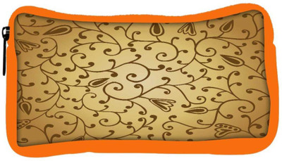 

Snoogg Eco Friendly Canvas Abstract Seamless Texture With Fish Student Pen Pencil Case Coin Purse Pouch Cosmetic Makeup Bag (ORANGE) Pouch(Multicolor)