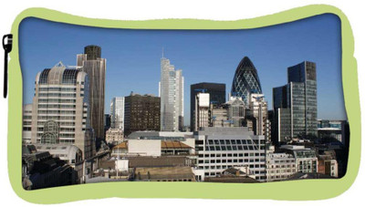 

Snoogg Eco Friendly Canvas Abstract Buildings Designer Student Pen Pencil Case Coin Purse Pouch Cosmetic Makeup Bag (GREEN) Pouch(Multicolor)