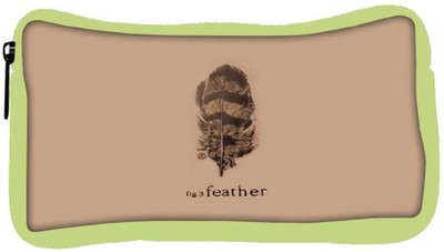 

Snoogg Eco Friendly Canvas Fig 3 Feather Student Pen Pencil Case Coin Purse Pouch Cosmetic Makeup Bag (GREEN) Pouch(Multicolor)