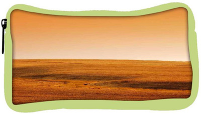 

Snoogg Eco Friendly Canvas Desert Background Student Pen Pencil Case Coin Purse Pouch Cosmetic Makeup Bag (GREEN) Pouch(Multicolor)