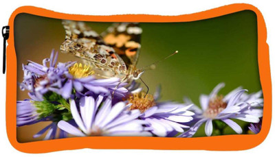 

Snoogg Eco Friendly Canvas Butterfly In Purple Flower Designer Student Pen Pencil Case Coin Purse Pouch Cosmetic Makeup Bag (ORANGE) Pouch(Multicolor)