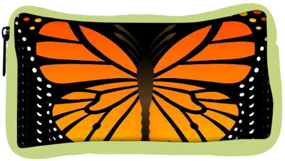 

Snoogg Eco Friendly Canvas Abstract Orange Butterfly Designer Student Pen Pencil Case Coin Purse Pouch Cosmetic Makeup Bag (GREEN) Pouch(Multicolor)