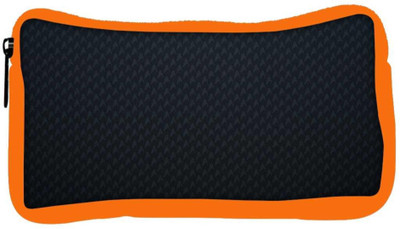 

Snoogg Eco Friendly Canvas Black Wall Designer Student Pen Pencil Case Coin Purse Pouch Cosmetic Makeup Bag (ORANGE) Pouch(Multicolor)