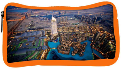 

Snoogg Eco Friendly Canvas Night View From Top Designer Student Pen Pencil Case Coin Purse Pouch Cosmetic Makeup Bag (ORANGE) Pouch(Multicolor)