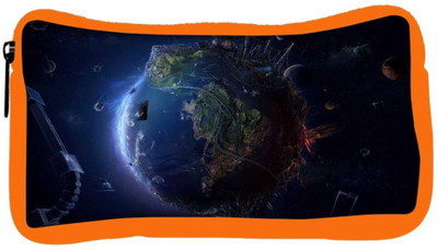 

Snoogg Eco Friendly Canvas Animated Earth Designer Student Pen Pencil Case Coin Purse Pouch Cosmetic Makeup Bag (ORANGE) Pouch(Multicolor)