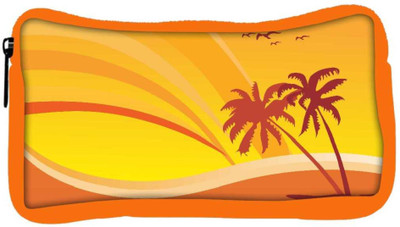 

Snoogg Eco Friendly Canvas Summer Design With Palm Tree And Rainbow Background Student Pen Pencil Case Coin Purse Pouch Cosmetic Makeup Bag (ORANGE) Pouch(Multicolor)