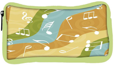 

Snoogg Eco Friendly Canvas White Music Designer Student Pen Pencil Case Coin Purse Pouch Cosmetic Makeup Bag (GREEN) Pouch(Multicolor)