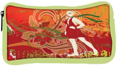 

Snoogg Eco Friendly Canvas Abstract Illustration Student Pen Pencil Case Coin Purse Pouch Cosmetic Makeup Bag (GREEN) Pouch(Multicolor)