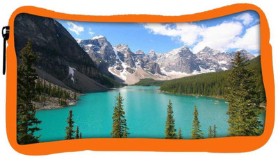 

Snoogg Eco Friendly Canvas Green River Designer Student Pen Pencil Case Coin Purse Pouch Cosmetic Makeup Bag (ORANGE) Pouch(Multicolor)
