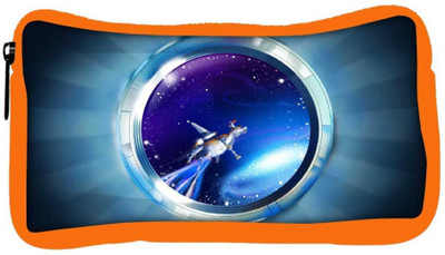 

Snoogg Eco Friendly Canvas Plane Window Designer Student Pen Pencil Case Coin Purse Pouch Cosmetic Makeup Bag (ORANGE) Pouch(Multicolor)