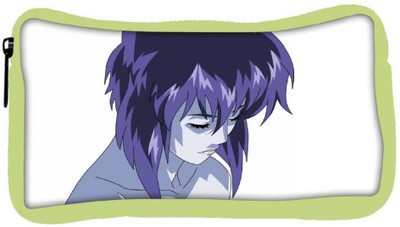 

Snoogg Eco Friendly Canvas Ghost In The Shell Motoko Kusanagi Girl Designer Student Pen Pencil Case Coin Purse Pouch Cosmetic Makeup Bag (GREEN) Pouch(Multicolor)