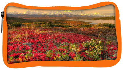 

Snoogg Eco Friendly Canvas Red Autumn Flower Designer Student Pen Pencil Case Coin Purse Pouch Cosmetic Makeup Bag (ORANGE) Pouch(Multicolor)