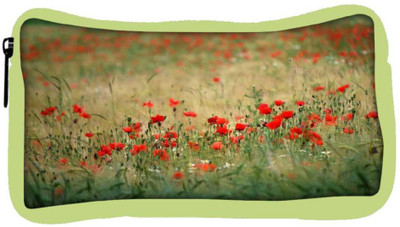 

Snoogg Eco Friendly Canvas Green Petals Designer Student Pen Pencil Case Coin Purse Pouch Cosmetic Makeup Bag (GREEN) Pouch(Multicolor)