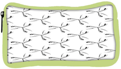 

Snoogg Eco Friendly Canvas Grey Petals Designer Student Pen Pencil Case Coin Purse Pouch Cosmetic Makeup Bag (GREEN) Pouch(Multicolor)