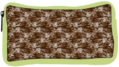 

Snoogg Eco Friendly Canvas Lite Pattern Designer Student Pen Pencil Case Coin Purse Pouch Cosmetic Makeup Bag (GREEN) Pouch(Multicolor)