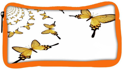 

Snoogg Eco Friendly Canvas Kaleidoscopic Butterflies Student Pen Pencil Case Coin Purse Pouch Cosmetic Makeup Bag (ORANGE) Pouch(Multicolor)
