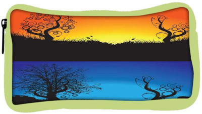 

Snoogg Eco Friendly Canvas Abstract Tree Background Student Pen Pencil Case Coin Purse Pouch Cosmetic Makeup Bag (GREEN) Pouch(Multicolor)