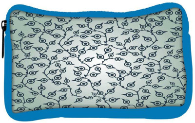 

Snoogg Eco Friendly Canvas Lite Color Pattern Designer Student Pen Pencil Case Coin Purse Pouch Cosmetic Makeup Bag (BLUE) Pouch(Multicolor)