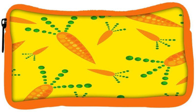

Snoogg Eco Friendly Canvas Carrot Yellow Designer Student Pen Pencil Case Coin Purse Pouch Cosmetic Makeup Bag (ORANGE) Pouch(Multicolor)